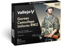 Vallejo Hobbyverf Acrylverf - 70261 Model Color - Duitse camouflage-uniformen WWII Kleuren - Acryl Set 16x18ml