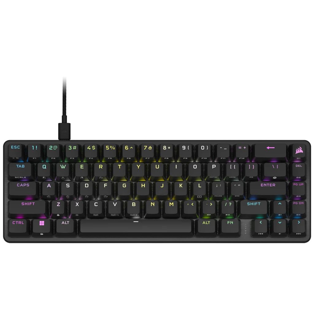 Corsair K65 PRO MINI - Gaming Keyboard - USB - QWERTZ - Spanish - Black