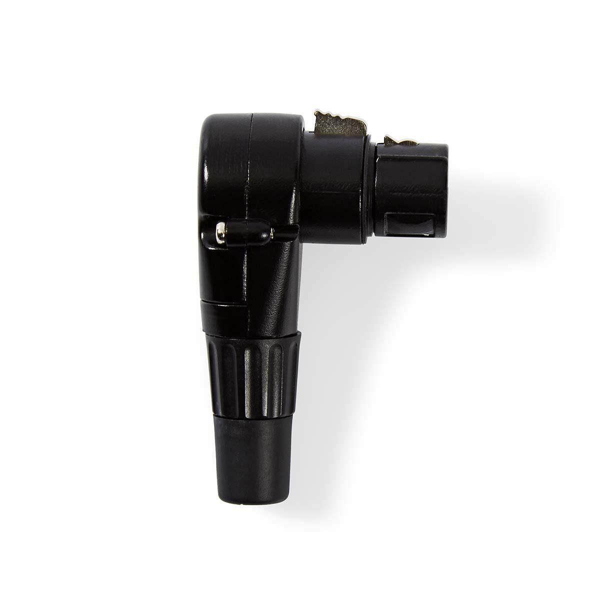 Nedis COTP15903BK - XLR Connector - Metaal - Zwart