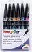 SESF30C/6 Pentel SESF30C viltstift, extra fijne punt, 6 kleuren