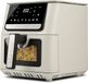 Girmi Ecofrit Crisp Enkel 6,5 l Vrijstaand 1700 W Heteluchtfriteuse Beige, Zwart