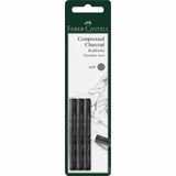 Faber-Castell Pitt Monochrome Houtskool Geperst Soft 3 Stuks