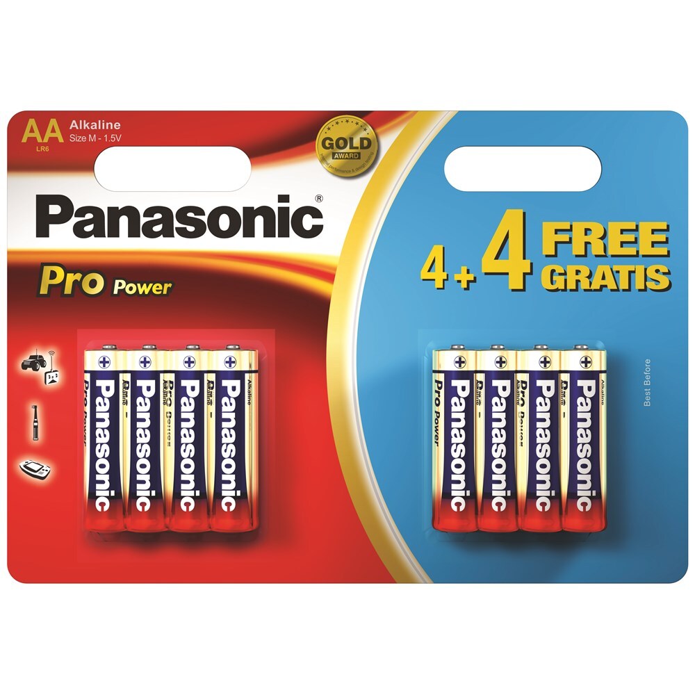 Panasonic Pro Power AA 4+4