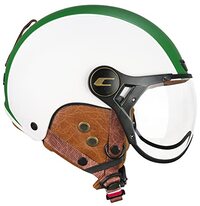 CGM EBI skihelm unisex volwassenen, wit groen rood mat, L (59 cm)