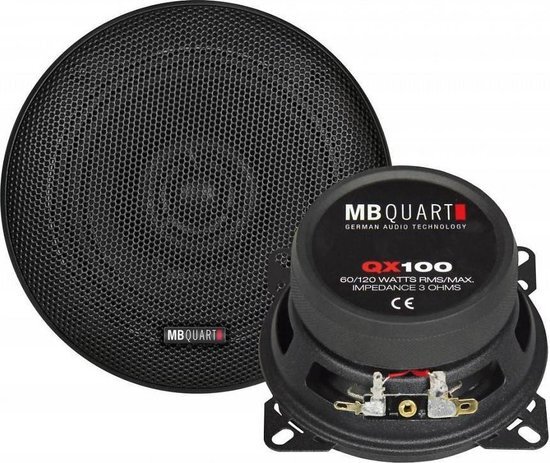 MB Quart QX-100 10cm 60 Watt RMS 3 ohm 2-weg speakerset