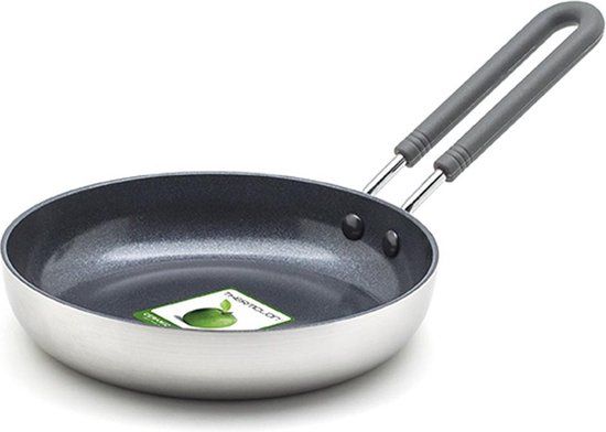 GreenPan Mini Koekenpan 14cm - Grijs - RVS - PFAS-vrij