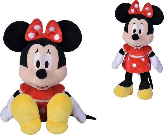 Disney Minnie Mouse Plush Toy - 25cm - Red Dress
