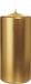 Wiedemann Bougie cylindrique/bougie pilier - or métallique - 15 x 7 cm - 63 heures de combustion