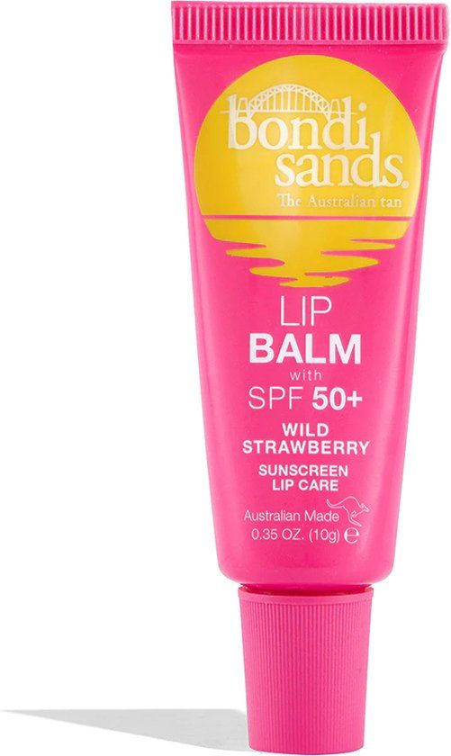 Bondi Sands SPF 50+ Sunscreen Lip Balm Wild Strawberry 10g