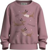 NAME IT NMFVASACHA LS NREG SWEAT UNB Meisjes Sweater Lilas Katoen
