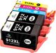 OEM HP 912XL inktpatronen voor HP OfficeJet 8012-8025, set van 5