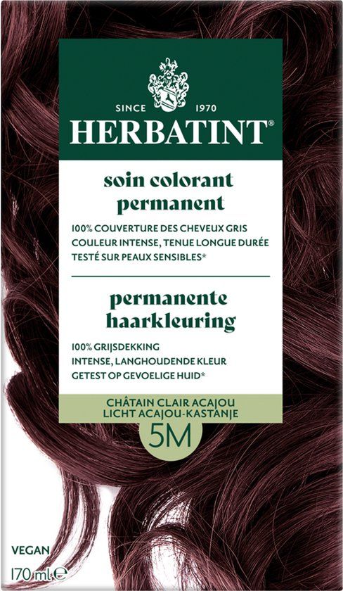Herbatint Haarverf 5M Licht Acajou Kastanje