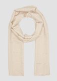 s.Oliver Langwerpig sjaal Vrouwen Effen Lichtbeige Polyester/Viscose