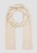 s.Oliver Langwerpig sjaal Vrouwen Effen Lichtbeige Polyester/Viscose