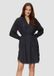s.Oliver Jurk Navy Viscose Lange Mouw Klassieke Kraag Steekzakken Effen Casual Vrouwen 42