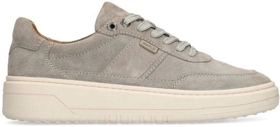 Manfield Grijze suède sneakers Heren Maat 40