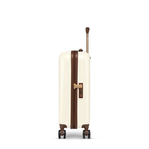 SUITSUIT Fab Seventies Antique White Handbagage Trolley 55cm - Hardcase - TSA Lock - 4 Wheels