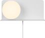 Nordlux Lilibeth Wandlamp E14 Opaal Glas Wit