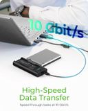 Icy Box IB-180MS-C31 Docking Station voor NVMe M.2 SSD en SATA-schijf