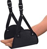 Bol Repose-pieds, Repose-pieds d'avion en mousse de première qualité, Repose-pieds de voyage portable pour fauteuil suspendu, Repose-pieds de bagage cabine, Repose-pieds réglable en hauteur, Accessoires de voyage, Repose-pieds suspendu, Noir