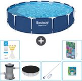Bestway Rond Steel Pro Zwembad - 396 x 84 cm - Blauw