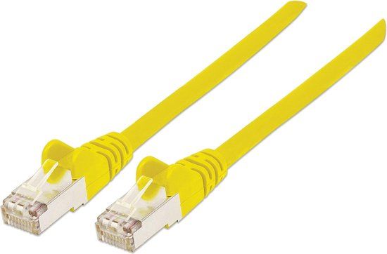 Intellinet 741187 netwerkkabel 20 m Cat7 S/FTP Geel