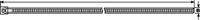 HellermannTyton 115-00002 LR55R-HS-BK-Q1 Kabelbinder 196 mm 4.80 mm Zwart Hersluitbaar, Hittegestabiliseerd 25 stuk(s)