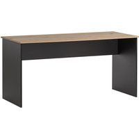 Schildmeyer Aino 155696 Bureau, décoration chêne artisanal/noir, 150 x 65 x 73,6 cm