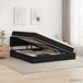 Maison Exclusive - Lit de rangement avec matelas Noir 160 x 200 cm Velours