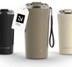 LARS NYSØM Rørelse Thermo Coffee Mug-to-go 500ml - BPA-vrij met Isolatie - Met Draagriem & Tritan Deksel (Taupe Brown)