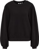 WE Fashion Dames jersey sweater met ballonmouwen
