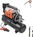 VEVOR Krachtige luchtcompressor met 6 liter tank, draagbare bandenpomp, 6,35 CFM, 150 PSI
