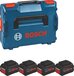 Bosch Professional Accuset - BITURBO - 4 x ProCORE18V 5.5 Ah - in L-BOXX