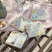 LOBERON Onderzetter set van 4 Happy bont