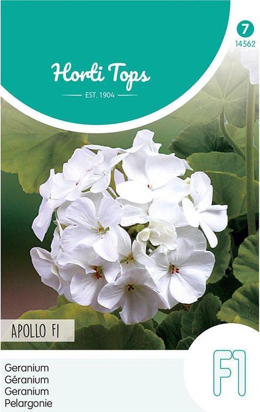 Hortitops Geranium Bloemzaad Apollo Wit