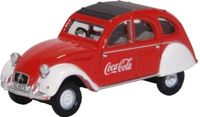 Hornby Oxford Citroen 2CV Coca Cola - Schaal 1:76 - Speelgoedvoertuig