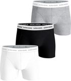 Björn Borg Cotton Stretch Boxershort Heren Zwart/Wit/Grijs - 3 stuks - Maat XXL