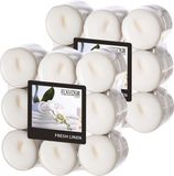 Conpax Candles Geur theelichtjes/waxinelichtjes - 36x - Fresh Linen aroma - 4,5 branduren