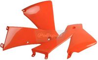 Polisport Radiatorhoezen Oranje KTM SX 01-04 EXC 03-04