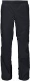 VAUDE Drop Pants II Heren Regenbroek Zwart