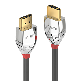 LINDY 37871 HDMI Kabel - 1 m - Grijs/Zilver