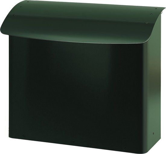 V-Part Maison Home SP21 Grachtengroen - Wandbrievenbus - RVS - Groen - 41.5 x 16 x 42 cm