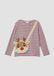 s.Oliver Kinder T-shirt met lange mouw, ronde hals, gestreept, roze, 92/98