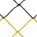 Sporti Duo-kleur 11-a-side voetbalnetten PP geweven 4mm enkel mesh 120 honingraat