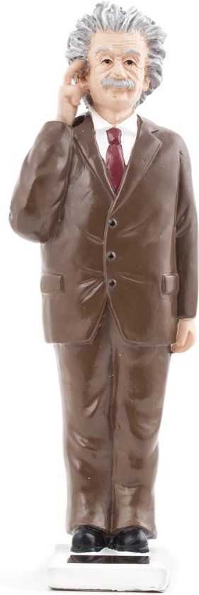 Kikkerland Solar Einstein - Solar-Powered Figure - 20.5cm