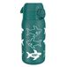 ION8 Geïsoleerde Stalen Waterfles, 320 ml/11 oz, Lekvrij, Makkelijk te Openen, Veilige Sluiting, Vaatwasserbestendig, Draaghandvat, Hygiënische Flip Cover, Reliëfprint, Ontwerp Drinkfles, Haaien