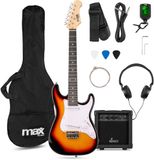 MAX GigKit Junior 3/4 Elektrische Gitaar Kind - Sunburst