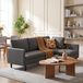 Bealife AR104 Modulaire hoekbank L-vorm – 4-persoons – DIY indeling – Zachte chenille – Pour salon – Gris