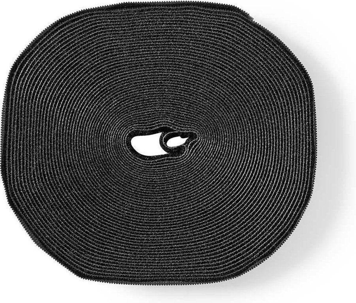 Nedis Klittenband op Rol 9100 x 16 mm Zwart