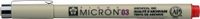 Sakura Pigma Micron 03 pen rood